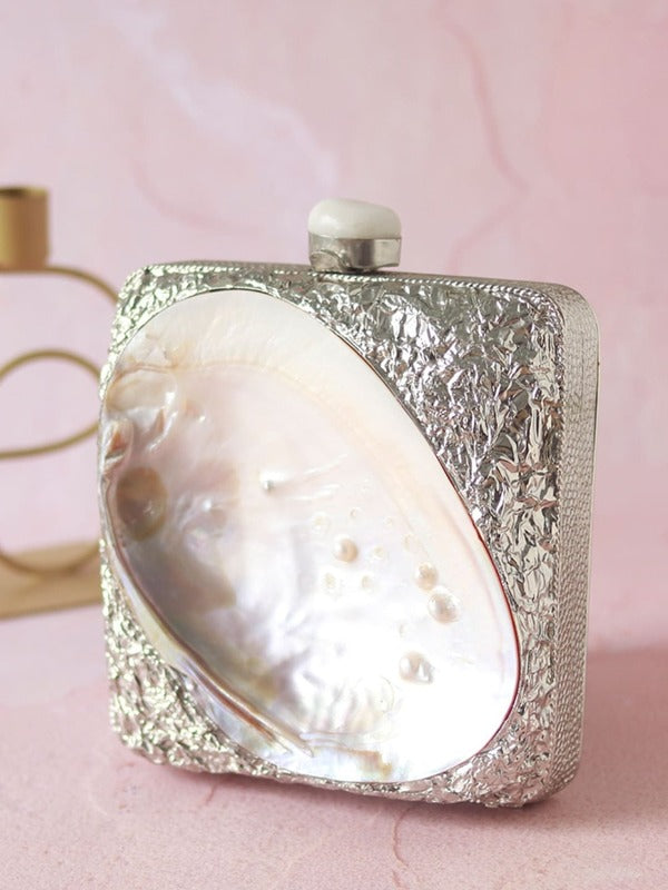 Mumtaz Mother of Pearl Clutch