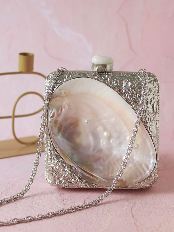 Mumtaz Mother of Pearl Clutch