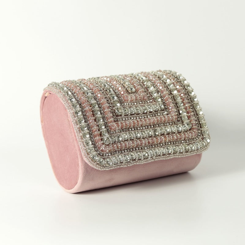 Nysa Embellished Flap over Clutch Bag